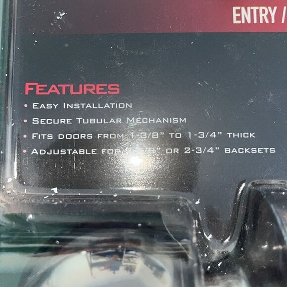 Starke dark colored style keyed entry door lock knob office entry w/2 keys - Picture 2 of 5